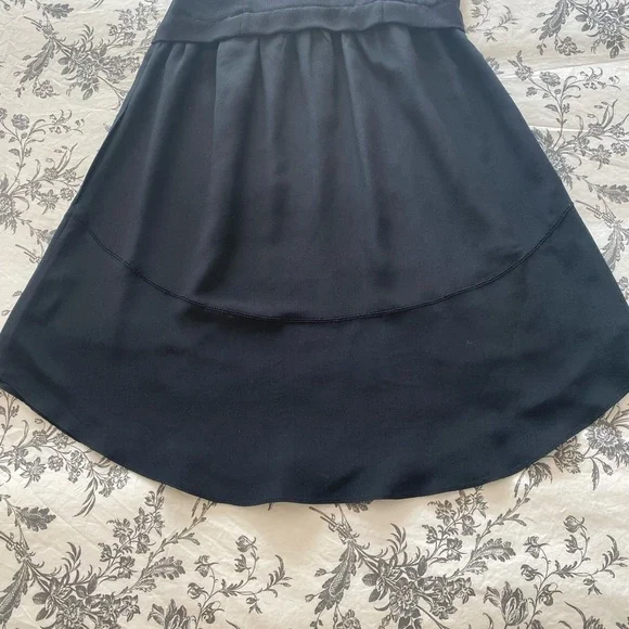 Aritzia Wilfred Black Silk Vignette Dress Size 00 - Picture 7 of 9